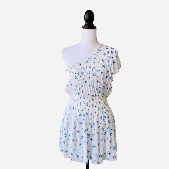 SKYLAR+MADISON ONE SHOULDER FLORAL MINI DRESS - Picture 12 of 15